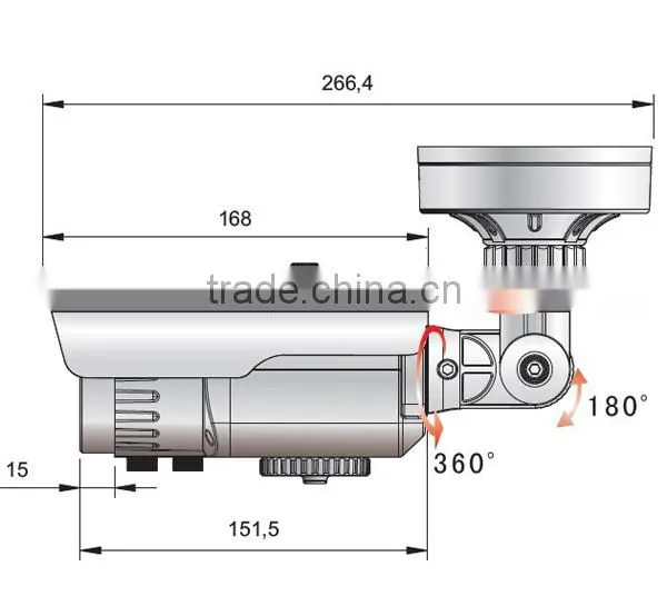 Security Network Night Vision Megapixel Bullet CVI High Definition CMOS 720P HD CVI CCTV Camera