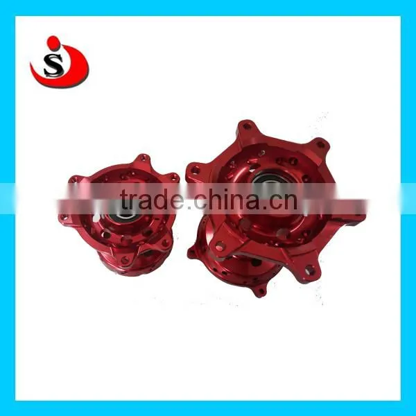 Motorcycle Assembly Wheels For CRF250&450 With Red Hub And Black Rims