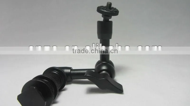7 Inch Variable Friction Magic Arm for Hot Shoe Mounts to Work with LED Panel, DSLR Monitor, Mic 7ARM camera flash holder