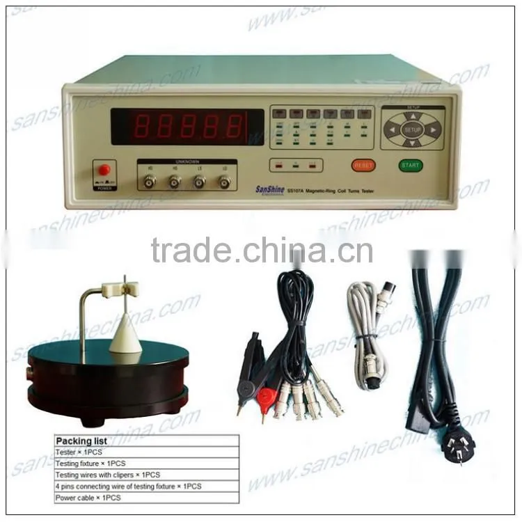 Toroid core coil turns tester