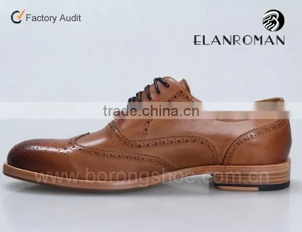 Wholesale italian formal shoes brogue leather shoes men leather dress shoes