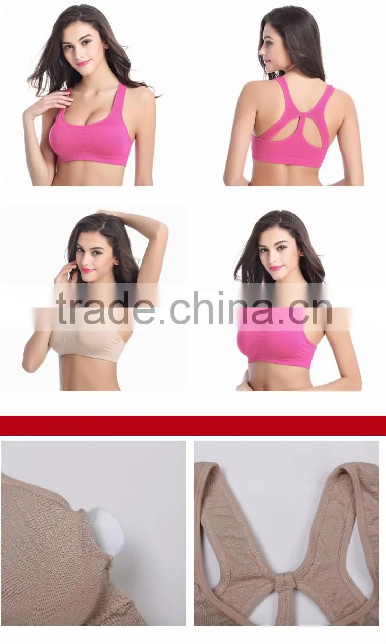 2016 Sexy Custom Plain Color Sport Bra