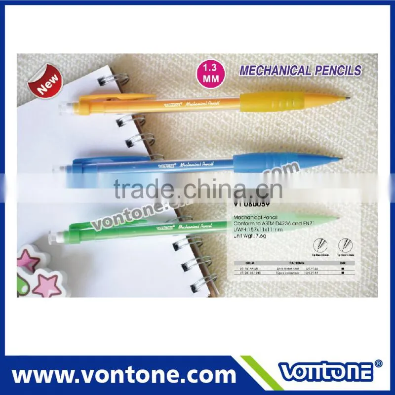 plastic mechanical pencil with cap