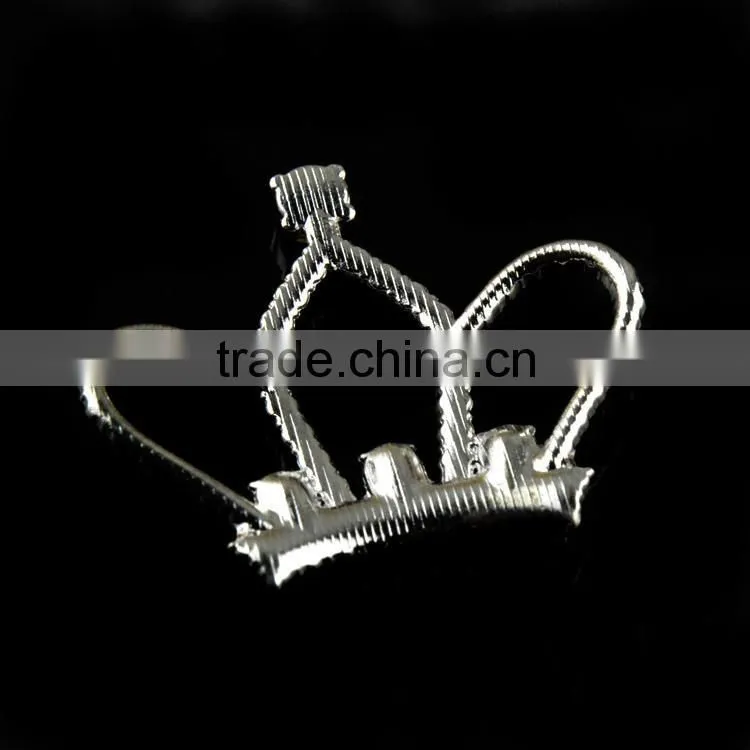 40x48mm Wholesales Price AAA Quality Alloy Crown Crystal Rhinestone Buttons for Wedding Jewelry Garment Accessory