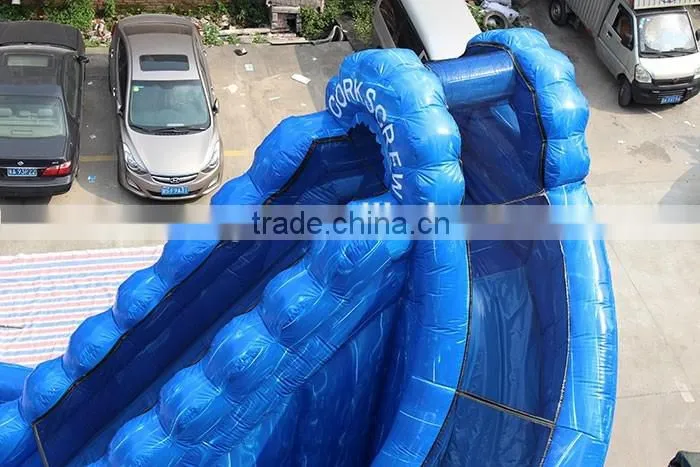 Giant inflatable water slide kids used water park slides for sale