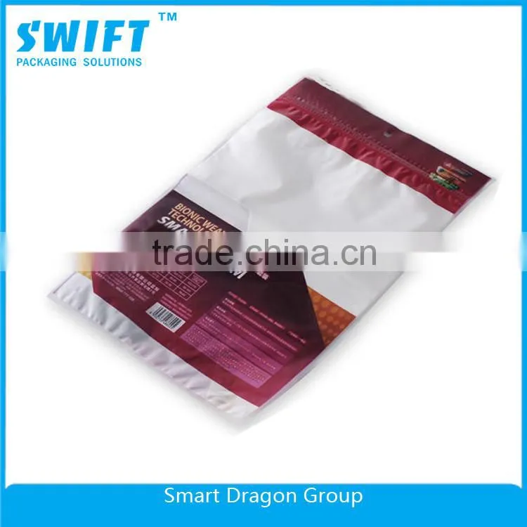 Manufacture Garment Packaging Bag With Resealable Zipper