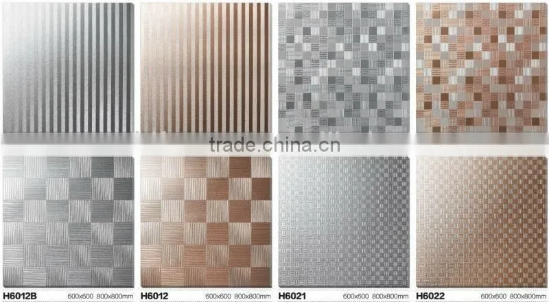 Foshan stock rustic design porcelain bathroom tile 6x6,8x8