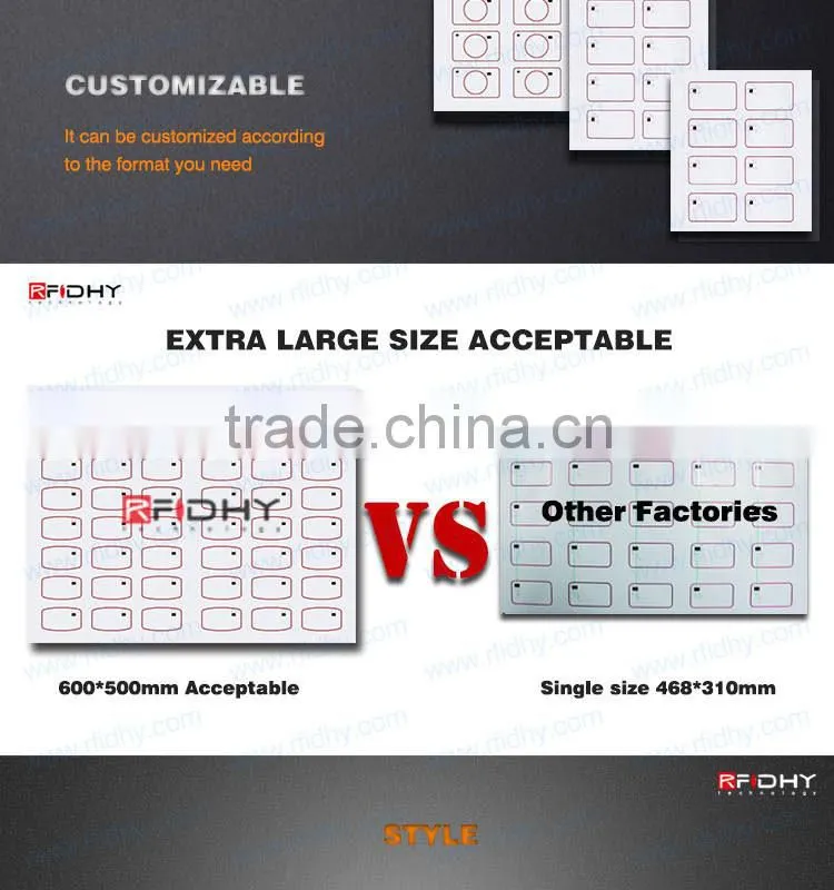 Customized long distance rfid prelam 13.56mhz rfid card inlay