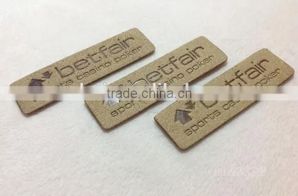 high quality custom suede leather patch