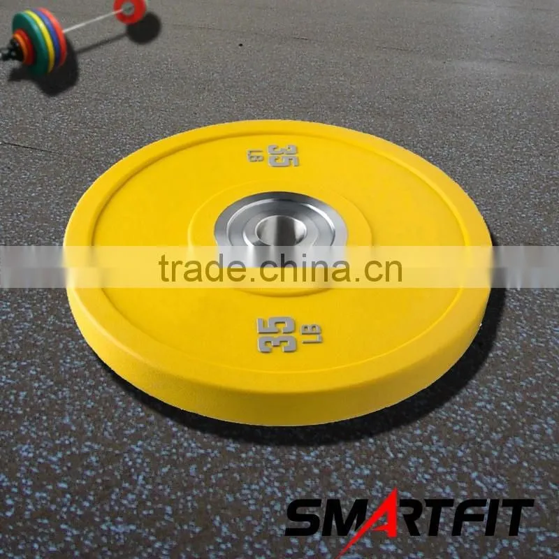 crossfit competition PU bumper weight lifting plates