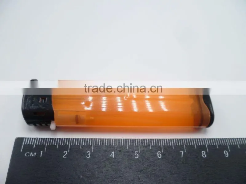 2016 translucent hot sale disposable electronic colorful lighter