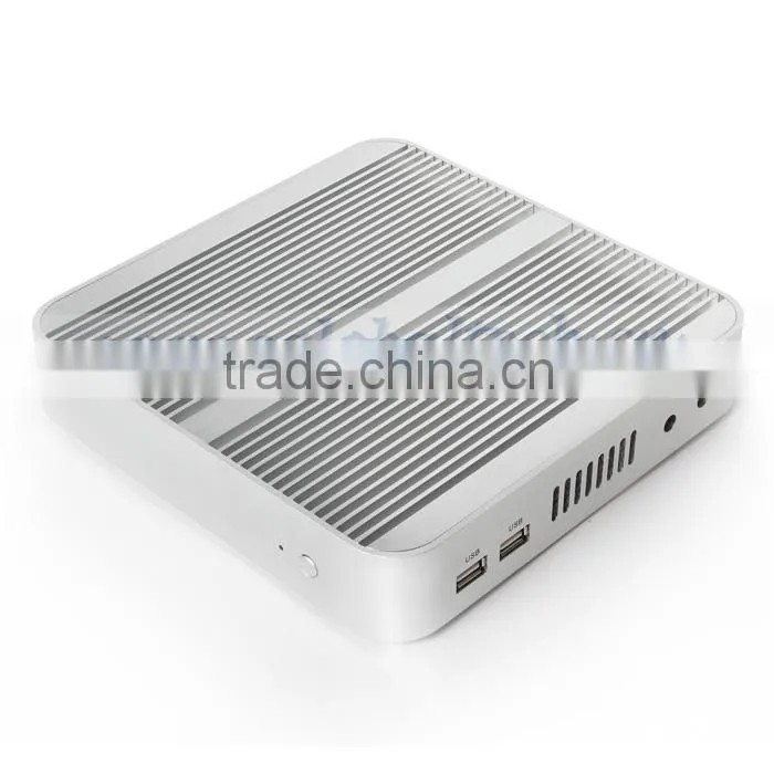 Dual OS Windows8.1/OpenELEC XBMC Fanless Mini PC 5th Core i3 5005U 16G 1600MHz RAM Barebone HD 4K Nettop HTPC Mini Nuc Computer