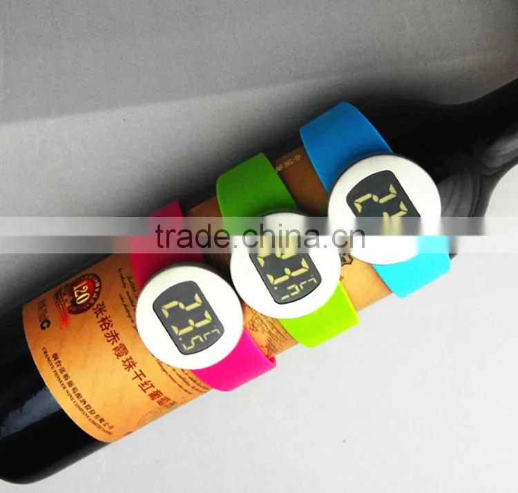 Promotional High Quality Digital Bottle LCD Wine Thermometer
