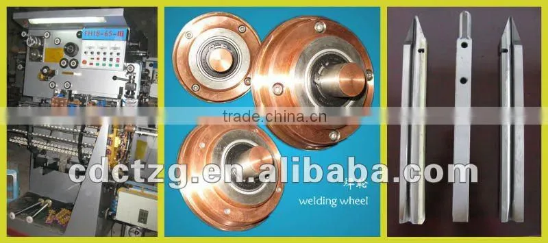 Semi-automatic round paint pail/food/beverage tin cans making/seaming/food can welding machine
