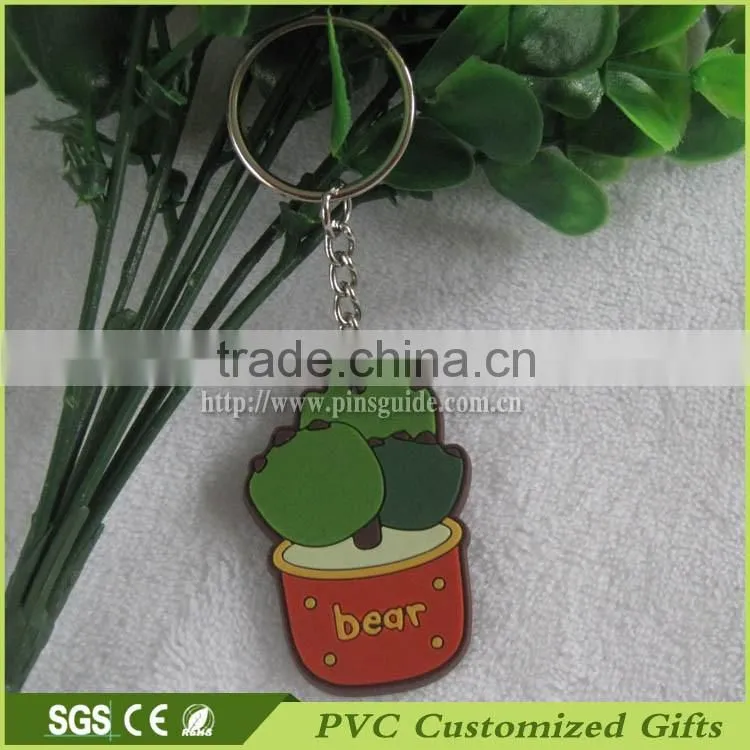 promotional 3d pvc keychain for gifts items