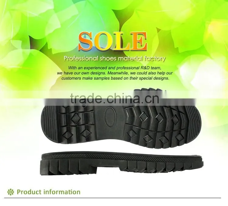 Various styles & Colors sport rubber outsole