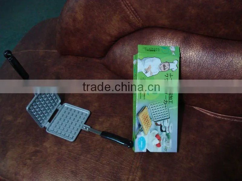 Aluminum die cast grill bake waffle maker iron