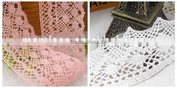 2015 new design ivory cotton lace for sale