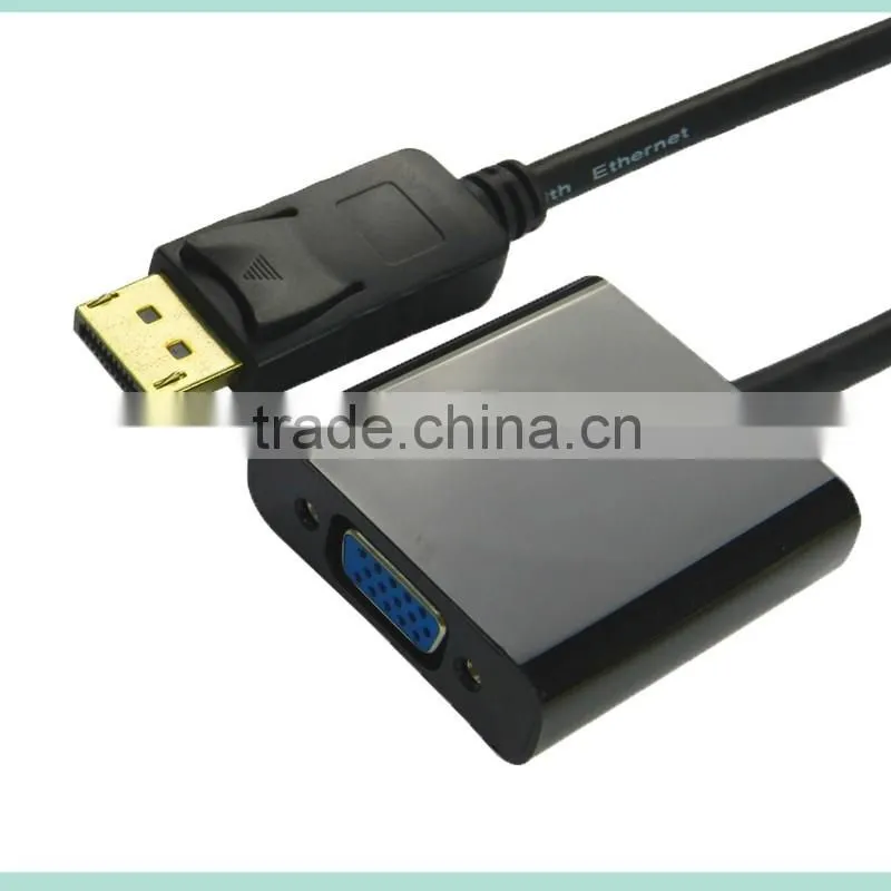 displayport cable DP Male to VGA Female support 3D and 4K
