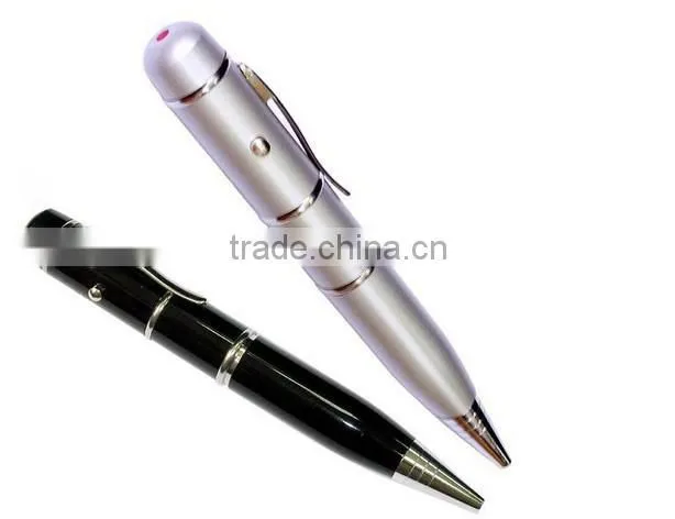 Promotion Ballpoint usb pendrive with laser pointer 4GB 8GB 16GB