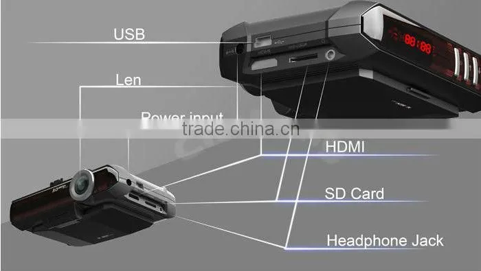 2.7 Inch Radar of Driving GPS G-Sensor Strelka Radar Car DVR Radar Detector