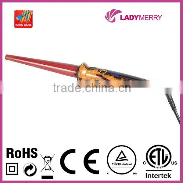 Hot 1" 430F Digital Keratin Tourmaline Ionic electric hair curler 3 in 1