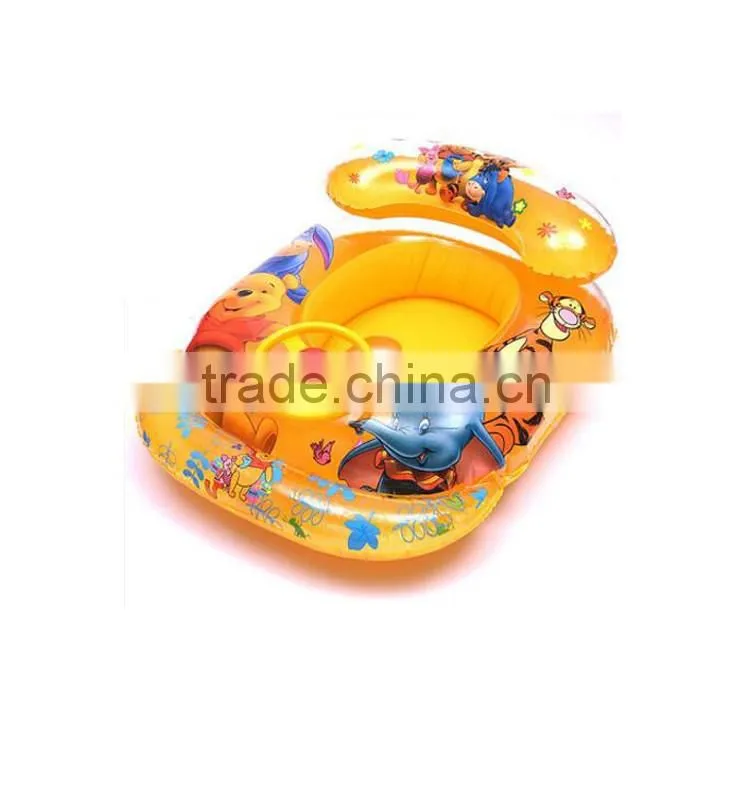 Custom PVC floating chair inflatable baby boat
