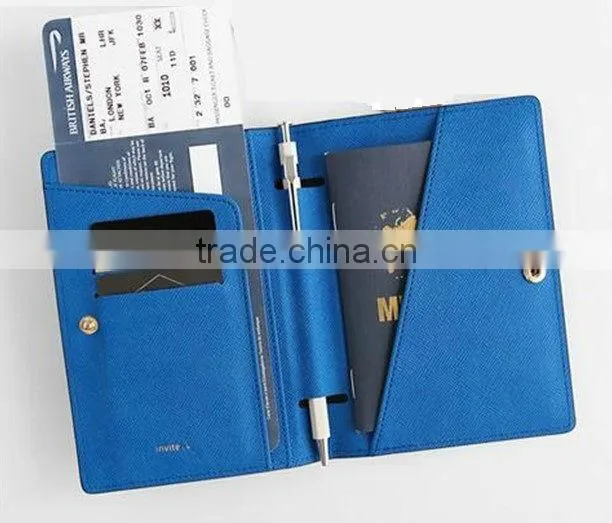2013 Newly genuine leather passport holder