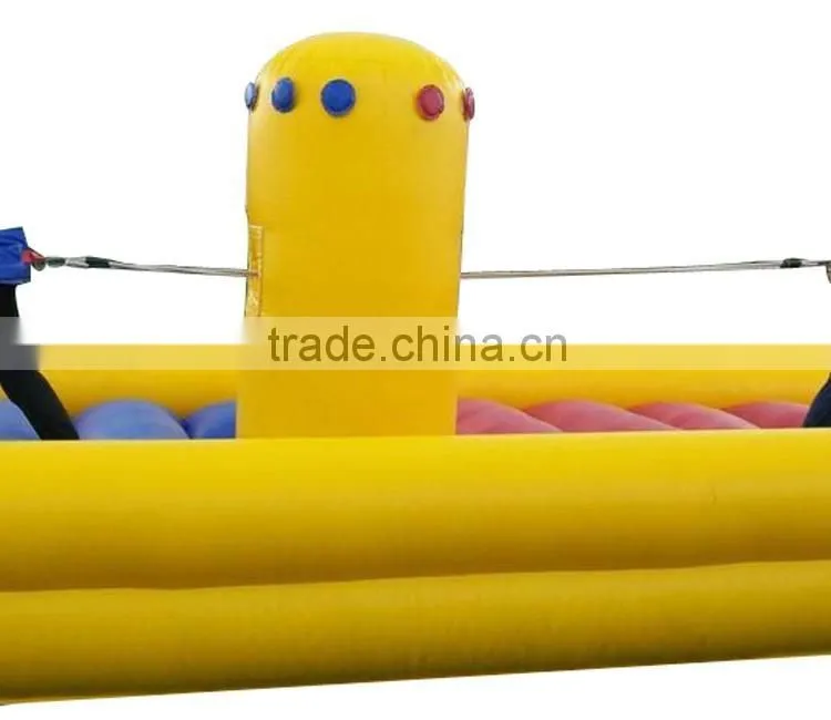 outdoor inflatable eliminator run, inflatable interactive game for sale
