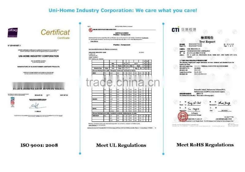 RoHS certified High performance soft Silicone thermal conductive material for Insulation use