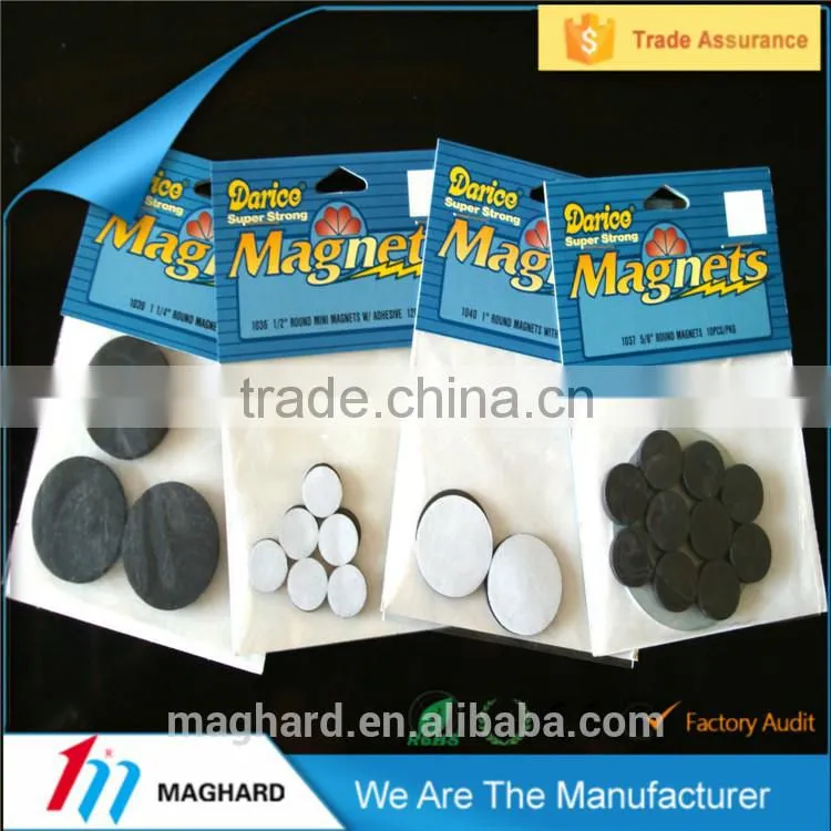 strong flexible customized application self ahesive magnet