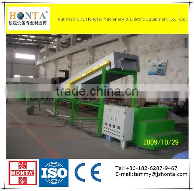 Aluminum Rod Breakdown Machine With Annealer, Wire and Cable Making Equipment