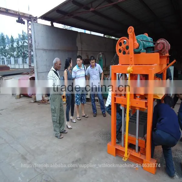QT40-2 fly ash brick making machine manual