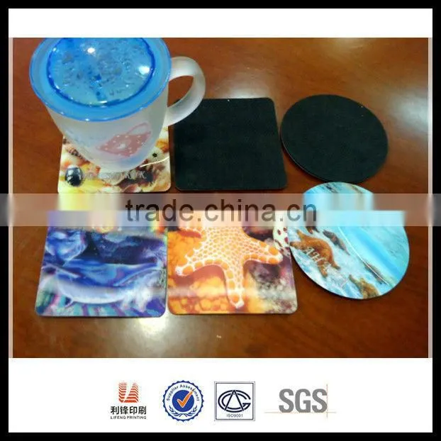 3D lenticular animal table mats of animal design Cheap plastic table mat