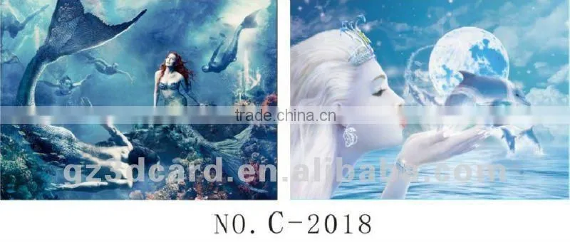 China originator 3d Miniature Framed Picture ancient 3d beauty picture