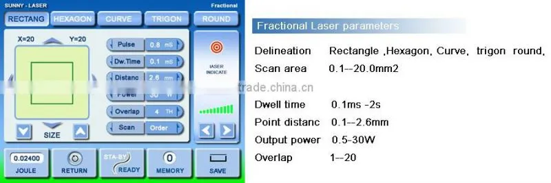 Dermatology Aesthetic Equipment -CO2 Fractional Laser