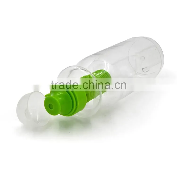500ML PET/AS Custom Logo Carbon Water Filtration Bottle for Traveling