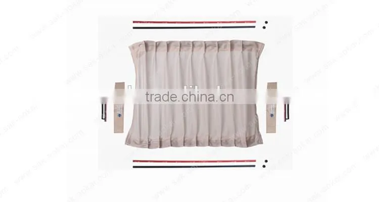 Racing car curtains mesh fabric car sunshade folding car sunshade