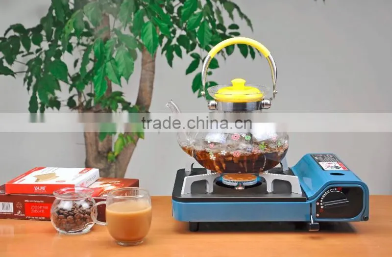 Hot Selling Useful Gift Hand Blown Heat Resistant Borosilicate Glass Coffee Pot 1300J/1600J/2200J