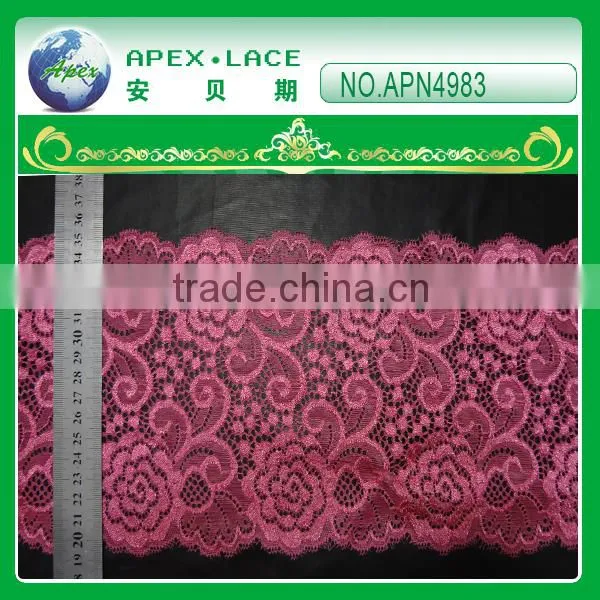new style nylon lace for underware APN4983