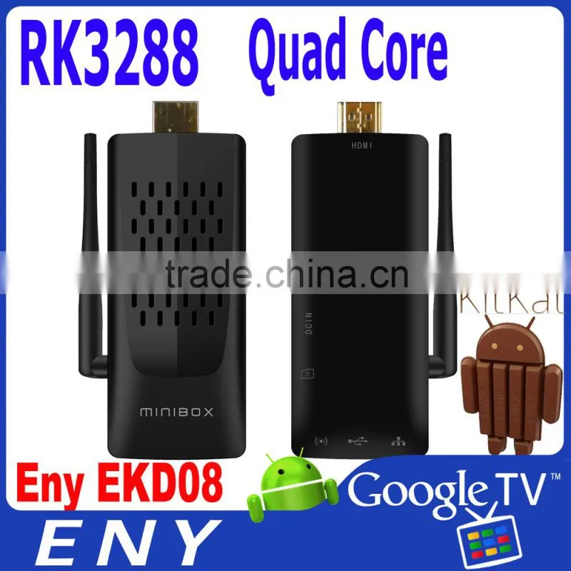 ENY RK3288 28nm quad core A17 android TV stick EKD08 android tv stick odm