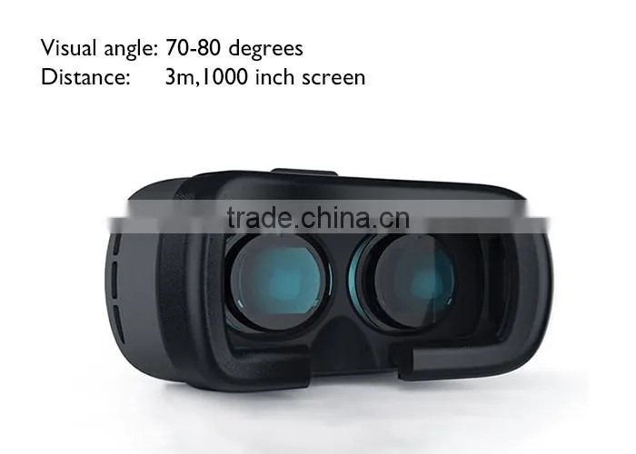 2016 Best Selling 3D Video Glasses Portable VR BOX