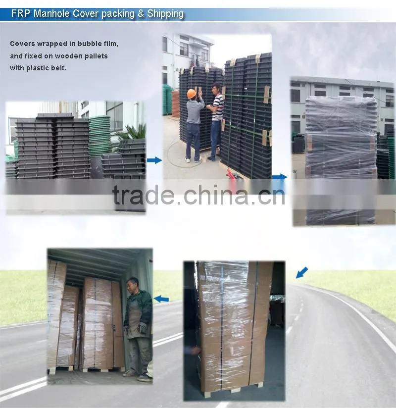 Newest hot sell decorative lockable smc manhole cover