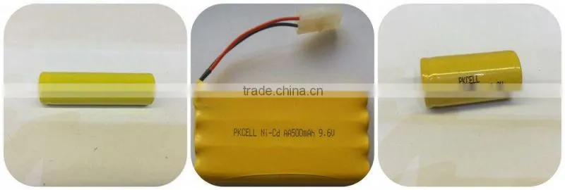 Cheap High Quality AA 800mAh 9.6V Nicd Battery Pack