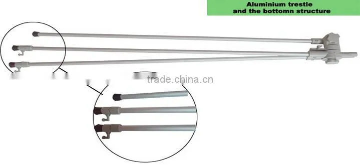 X-banner Aluminum + ABS outdoor stable x banner display