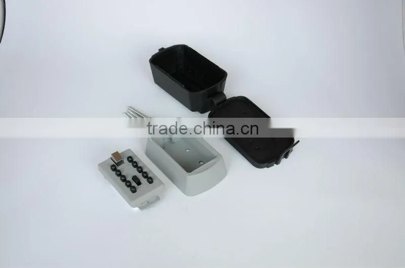Pushbutton Combination Key Box with White/grey,black
