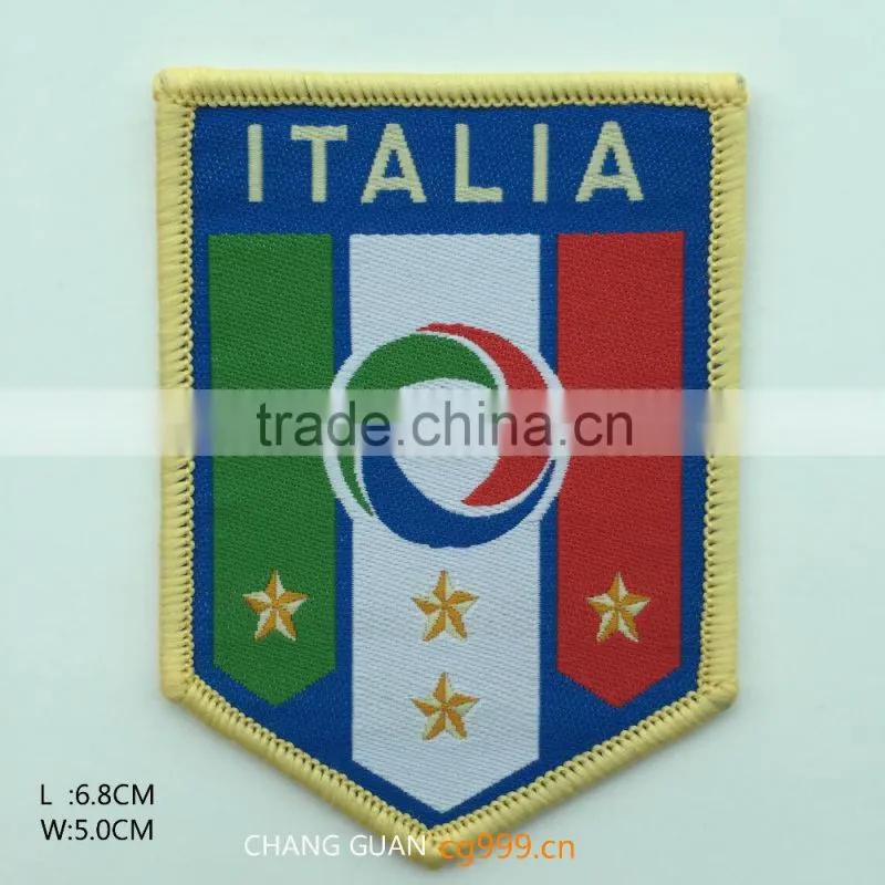 The flag woven label that the world famous brand appointed production