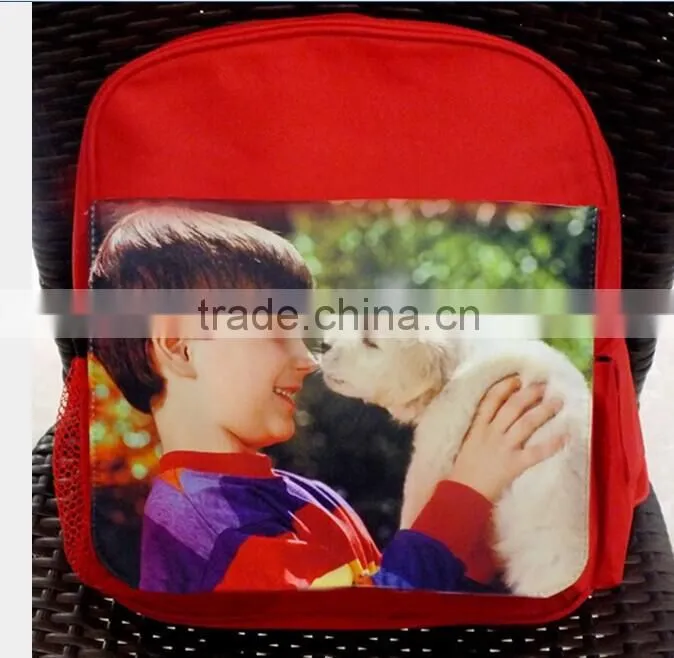 wholesale sublimation children school bag, new design school bag