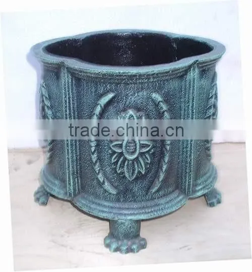 cast iron garden decoration flowerpot 116