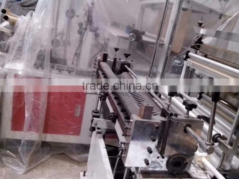 plastic cutting bag making machine